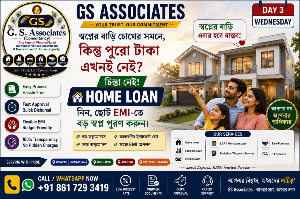 Day 3 Home Loan Social Media Post Creative